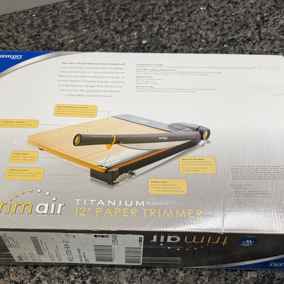 Westcott TrimAir 12-Inch Paper Trimmer NWT - Picture 9 of 10
